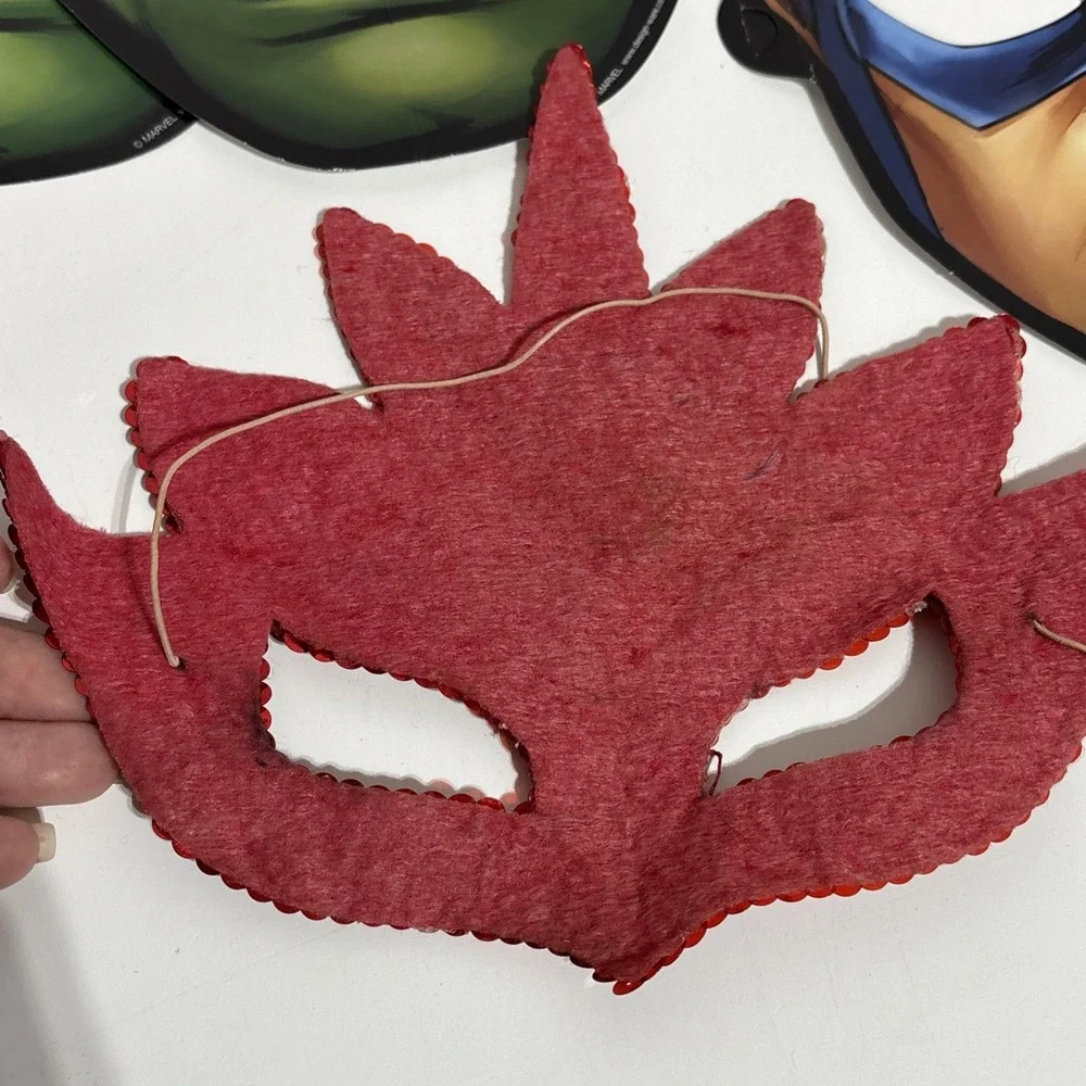 Paper Halloween Star Wars Hulk Masks‎ & Batman Rubber Mask Spider Man & More - Picture 14 of 15
